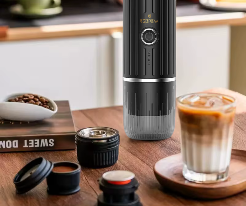 ESBREW Portable Coffee Maker, Barista Espresso Anywhere