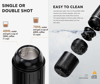 ESBREW Portable Coffee Maker, Barista Espresso Anywhere
