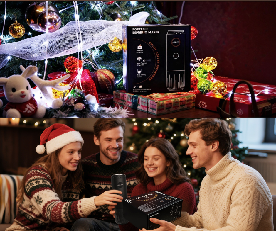 ESBREW Portable Coffee Maker, Barista Espresso Anywhere