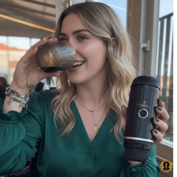 ESBREW Portable Coffee Maker, Barista Espresso Anywhere, Order now - TRYESBREW